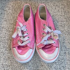 Austin Trading Co. Girls' Pink Metallic Casual Shoes